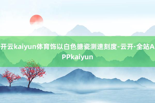 开云kaiyun体育饰以白色搪瓷测速刻度-云开·全站APPkaiyun